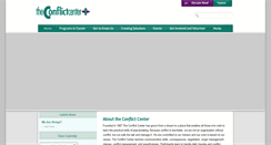 Desktop Screenshot of conflictcenter.org