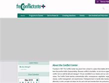 Tablet Screenshot of conflictcenter.org